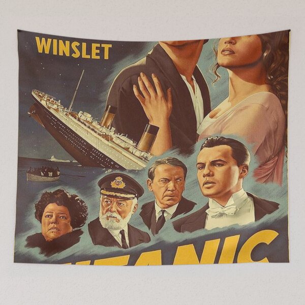 Item preview, Titanic Movie Poster - Classic 90's Vintage Wall Film designed and sold by susanphard.