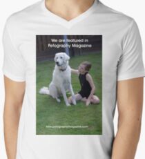 Featured in Petography Magazine Men's V-Neck T-Shirt