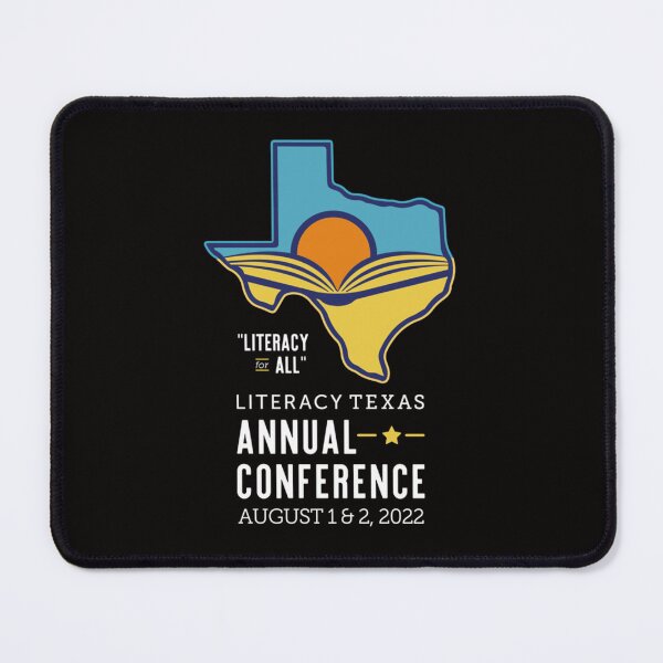 Item preview, Literacy Texas Annual Conference 2022 - logo and theme (white text, portrait) Classic T-Shirt designed and sold by LukasHoppe.