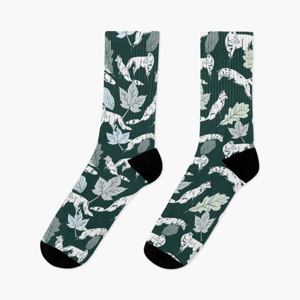 Item preview, Grey Fox on a woodland walk designed and sold by Superdoodledo.