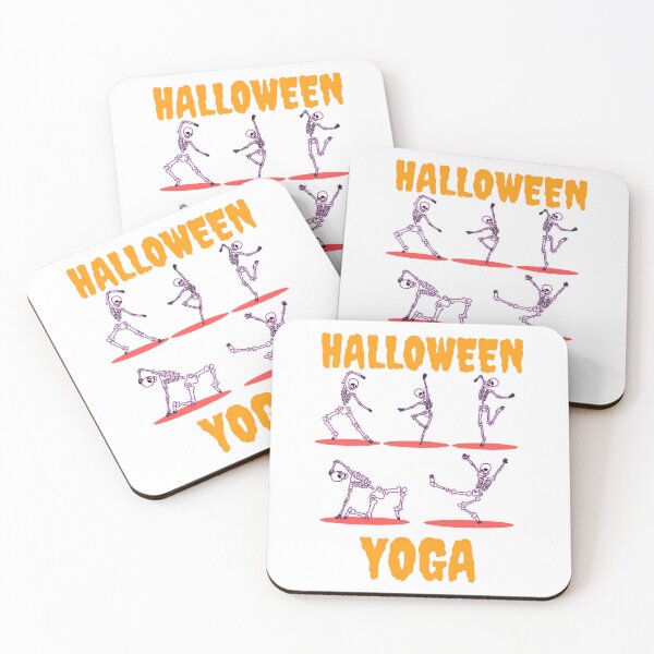 Item preview, Halloween Funny Yoga Skeleton designed and sold by my-green-gecko.