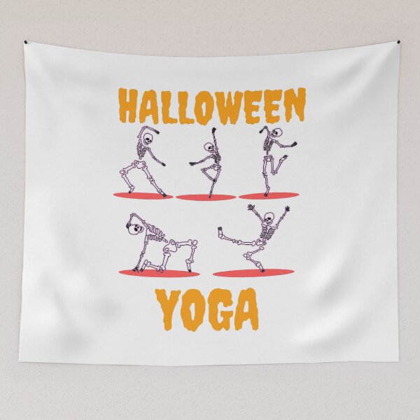 Item preview, Halloween Funny Yoga Skeleton designed and sold by my-green-gecko.