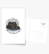 Hat for Leonard Cohen Postcards