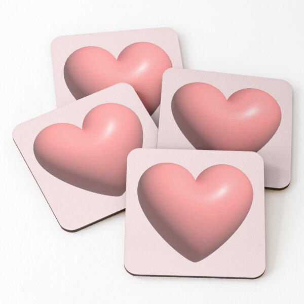Item preview, Pink heart in 3D designed and sold by EngineerGoC.