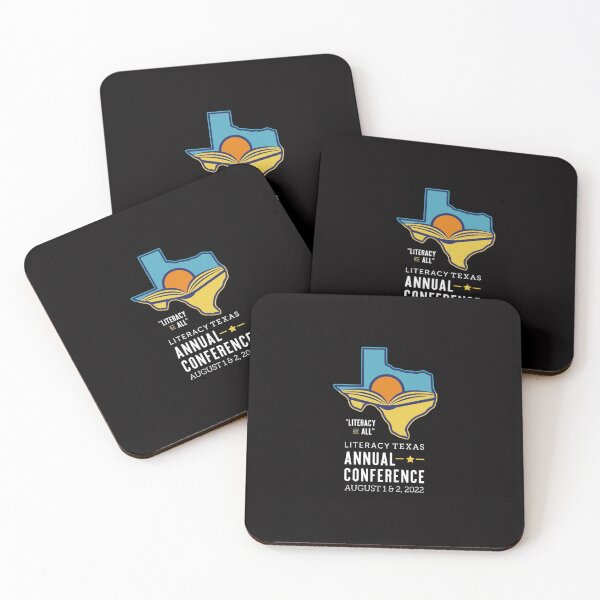 Item preview, Literacy Texas Annual Conference 2022 - logo and theme (white text, portrait) designed and sold by LukasHoppe.