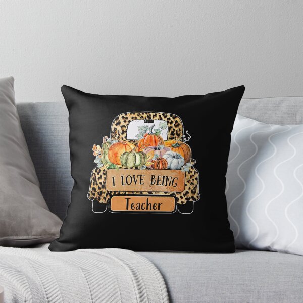 Item preview, I Love Being Teacher Halloween Pumpkin funny quotes spooky scary vintage retro designed and sold by elizabethdawnn.