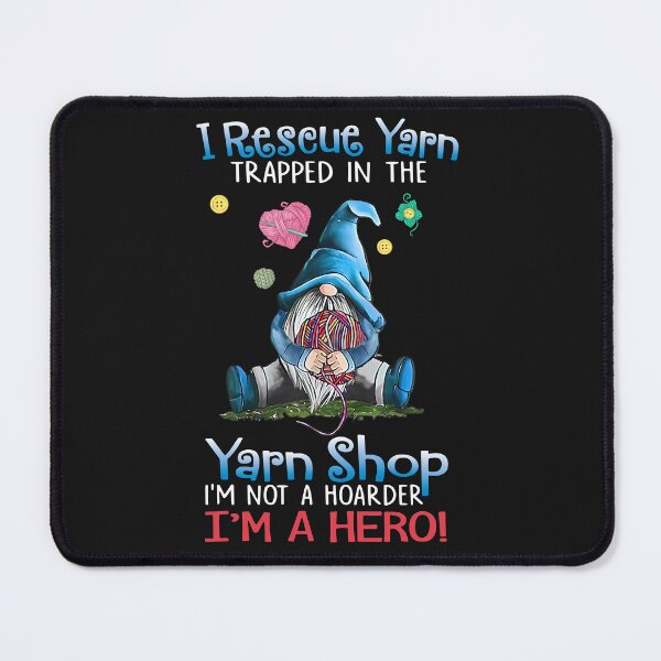 Item preview, Yarn Knitting Crochet Hoarder Gnome Funny Knitting Lover designed and sold by GouwensRick.