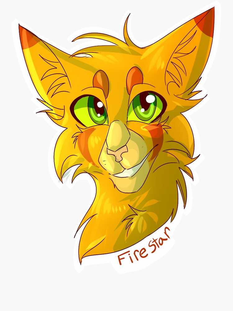 Warrior Cats Firestar Sticker by Golden Mane 