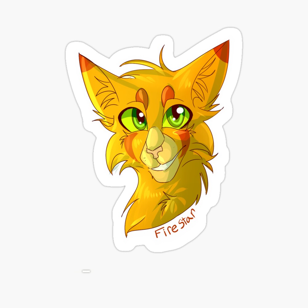 Warrior Cats Firestar Sticker by Golden Mane 