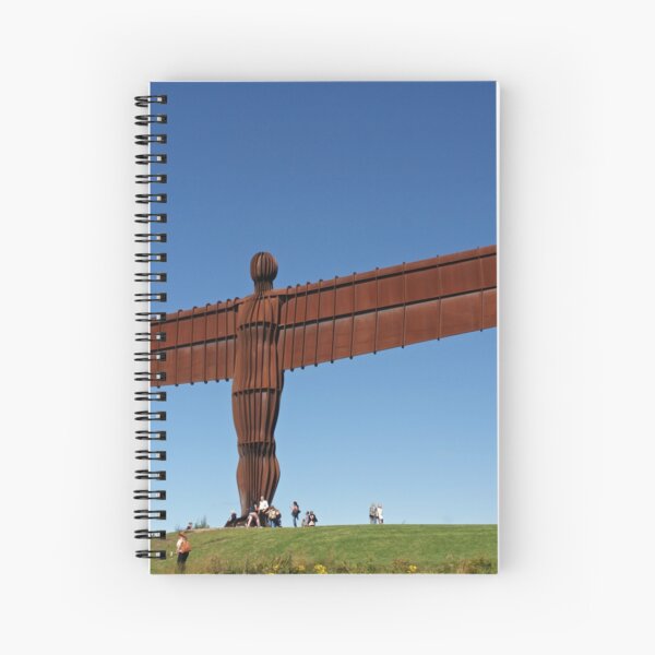 Angel Of The North Spiral Notebook