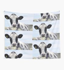 Cow in the meadow....Dorset UK Wall Tapestry