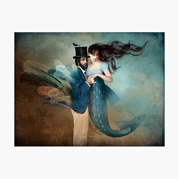 A Mermaids Love Fotodruck