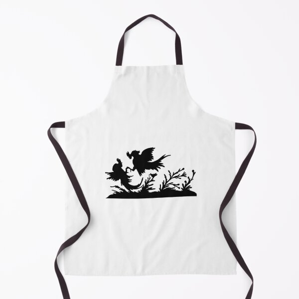 Item preview, Fairytale Germany cockfight silhouette black designed and sold by G-M-Designs.