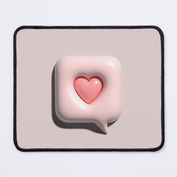 Item preview, Love message speech bubble in 3D designed and sold by EngineerGoC.