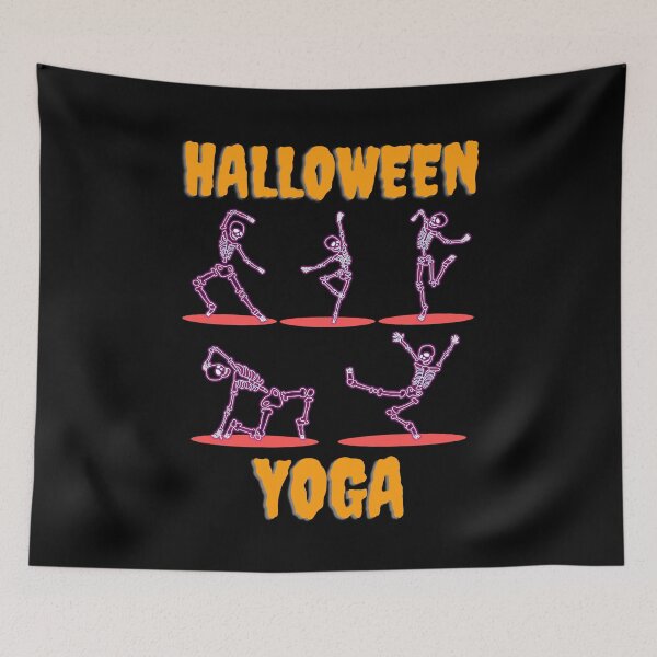 Item preview, Halloween Funny Yoga Skeleton 2 designed and sold by my-green-gecko.