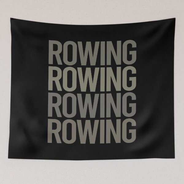 Item preview, Gray Text Art Rowing Row Rower designed and sold by StoreCalamity.