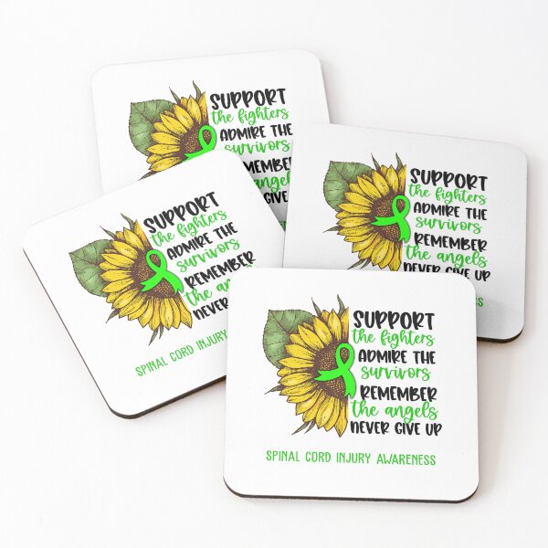 Item preview, Spinal Cord Injury Awareness - Support the Fighters Admire the Survivors Remember the Angels Never Give Up designed and sold by whlrcheryl.