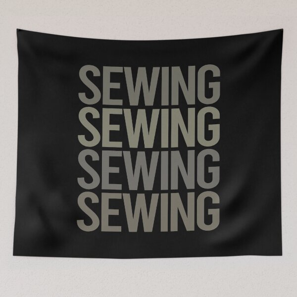 Item preview, Gray Text Art Sewing designed and sold by StoreCalamity.