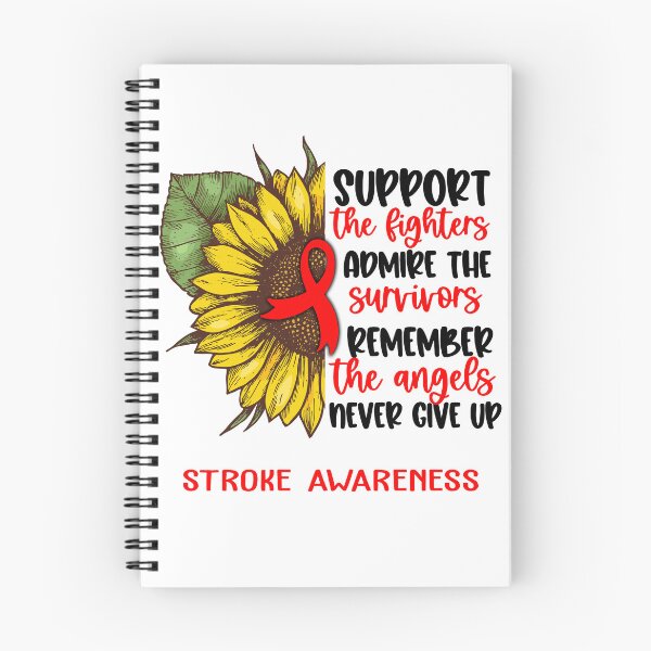 Item preview, Stroke Awareness - Support the Fighters Admire the Survivors Remember the Angels Never Give Up designed and sold by whlrcheryl.