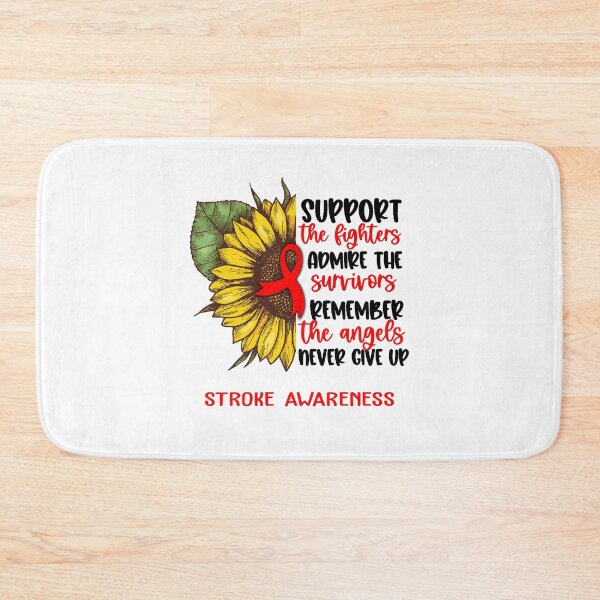 Item preview, Stroke Awareness - Support the Fighters Admire the Survivors Remember the Angels Never Give Up designed and sold by whlrcheryl.