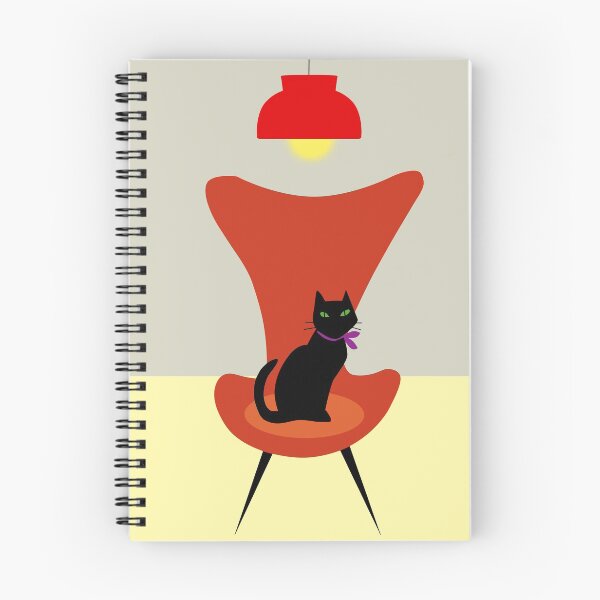 Item preview, Cat on the red sofa designed and sold by The Red Umbrella Shop.