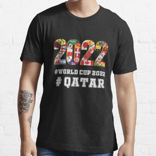 "world cup 2022 flags and countries world cup 2022" Tshirt for Sale by