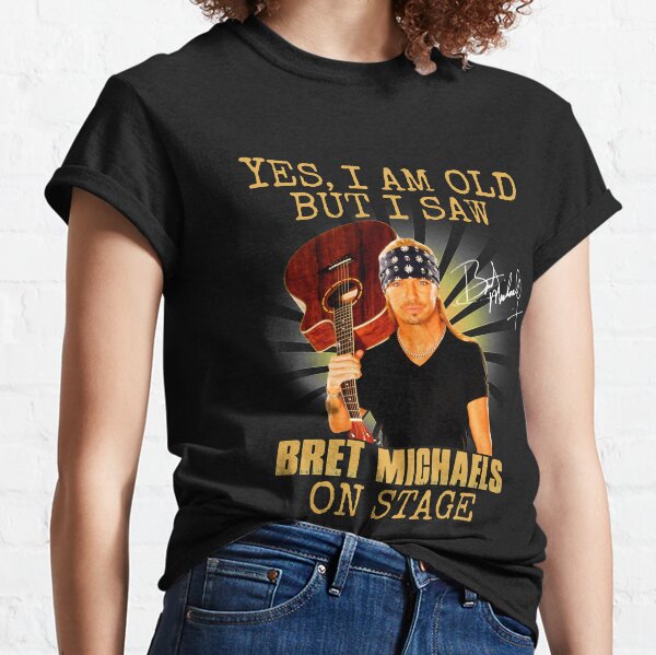 Bret michaels sale band t shirts