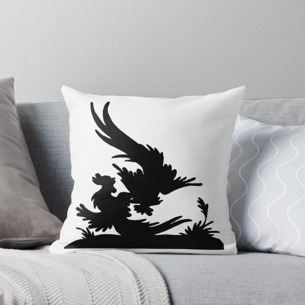 Item preview, Fairytale Germany cockfight silhouette black designed and sold by G-M-Designs.