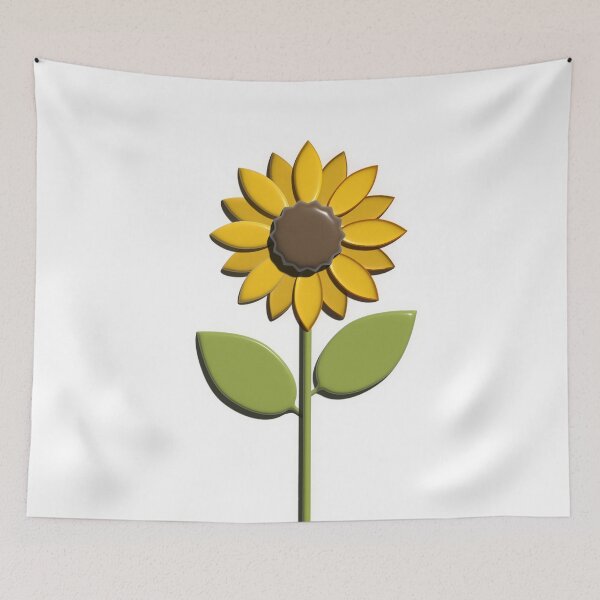 Item preview, Sunflower illustration in 3D designed and sold by EngineerGoC.