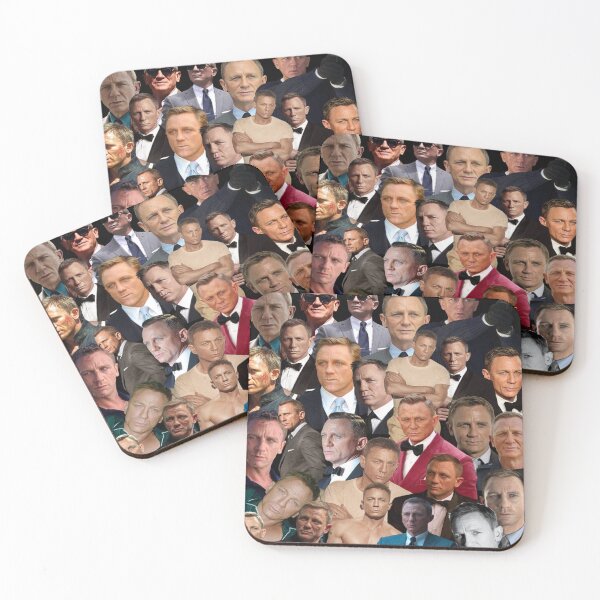 Item preview, daniel craig photo collage designed and sold by T-shirtakStore.
