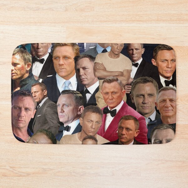Item preview, daniel craig photo collage designed and sold by T-shirtakStore.