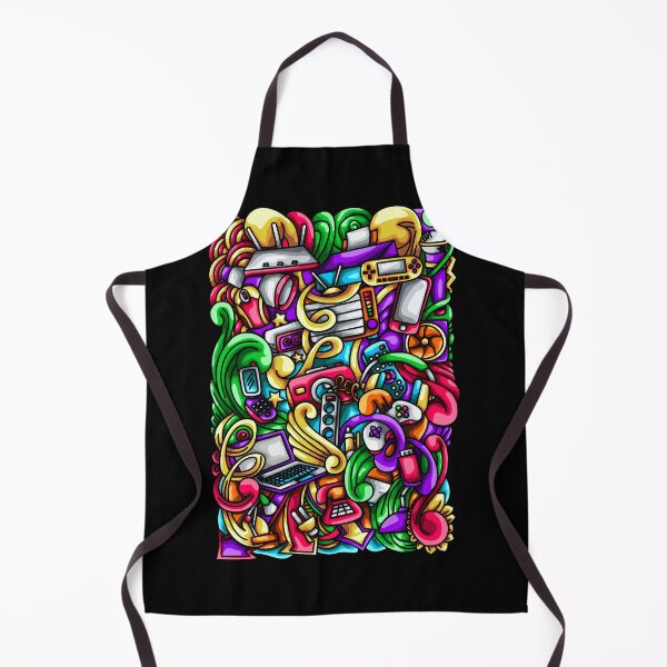 Item preview, Electronic Doodle Illustration designed and sold by Kincrevstudio.