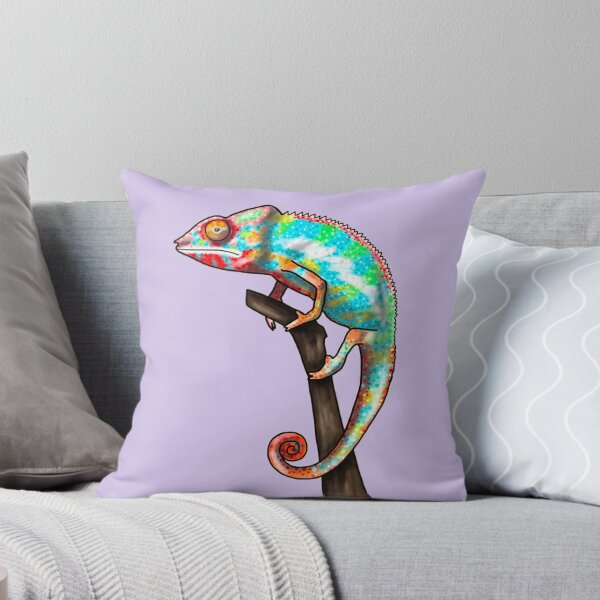 Item preview, Cute Rainbow Chameleon (Purple) designed and sold by jessvaluchart.
