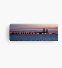 Oresund Sunset Canvas Print