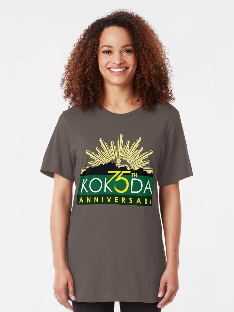 Alternate view of Kokoda 75th Anniversary Tshirt Slim Fit T-Shirt