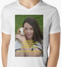 Featured in Petography Magazine Men's V-Neck T-Shirt