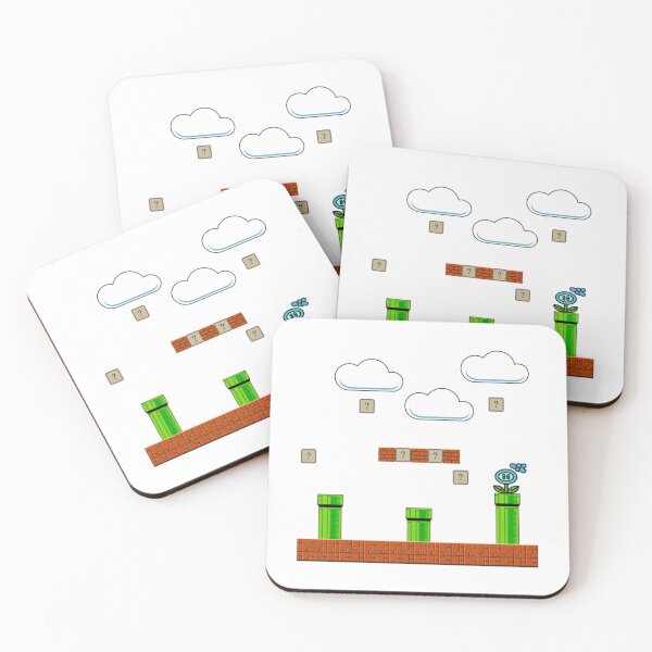 Item preview, ground blocks and green tubes     designed and sold by IYKYKnyc.