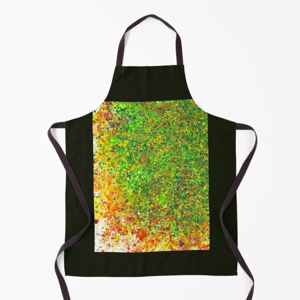 Item preview, Luminosity In The Galactic Nebula #135 New Age Original Hand-painted OOAK Abstract Painting Detail 1 In Orange Yellow Green Inspired By Gas Cloud Supernova Starburst Universe Interstellar Space Art designed and sold by Rainbow Artist Orlando L.