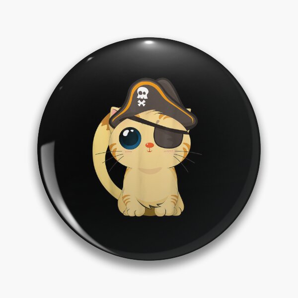 Item preview, Cute Pirate Cat Captain with Skull Easy Halloween Costume designed and sold by ClairLuther571.