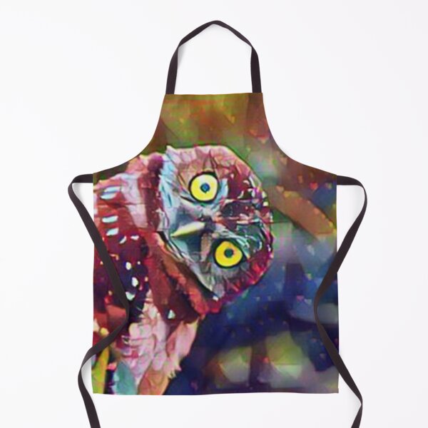 Item preview, Cute Owl Abstract Painting Art Design designed and sold by WildMuse44.