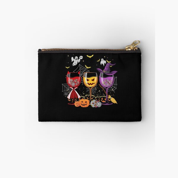 Item preview, Three Glasses Of Wines Funny Halloween Wine Lover trick or treat pumpkin drinking  designed and sold by elizabethdawnn.