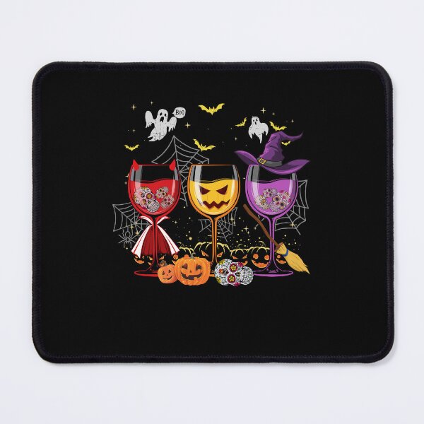 Item preview, Three Glasses Of Wines Funny Halloween Wine Lover trick or treat pumpkin drinking  designed and sold by elizabethdawnn.