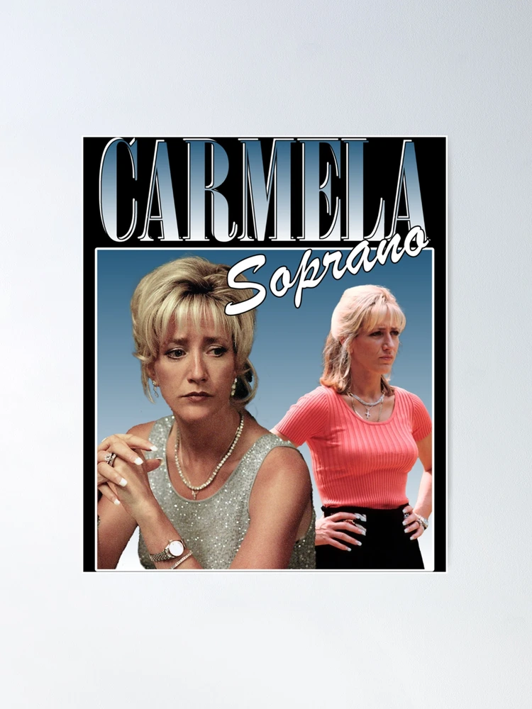 Carmela-Soprano Retro Design Poster for Sale by RonDoyle Redbubble