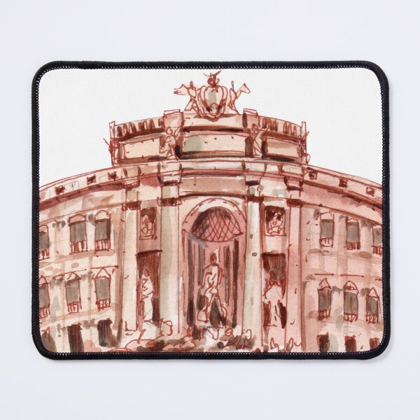Item preview, draw of Trevi fountain , italian monument designed and sold by JAG2B.