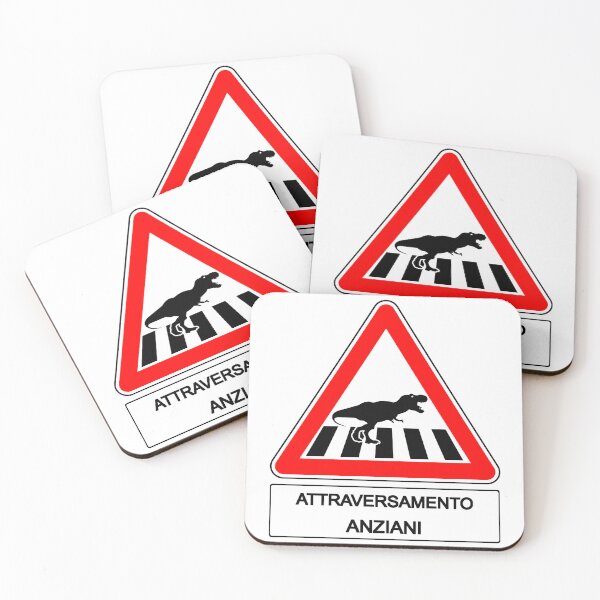 Item preview, Italian Humor - Attraversamento Anziani T-Shirt designed and sold by Luciusinfabula.