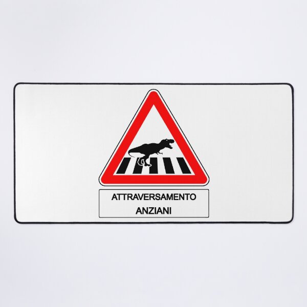 Item preview, Italian Humor - Attraversamento Anziani T-Shirt designed and sold by Luciusinfabula.