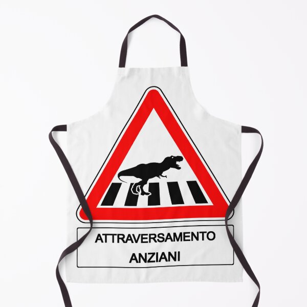 Item preview, Italian Humor - Attraversamento Anziani T-Shirt designed and sold by Luciusinfabula.