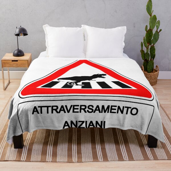 Item preview, Italian Humor - Attraversamento Anziani T-Shirt designed and sold by Luciusinfabula.