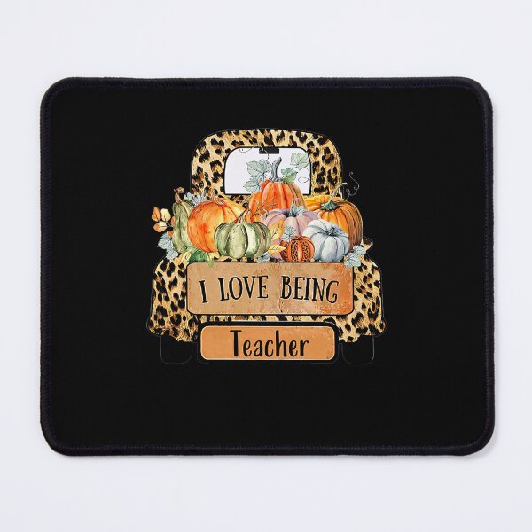 Item preview, I Love Being Teacher Halloween Pumpkin funny quotes spooky scary vintage retro designed and sold by elizabethdawnn.