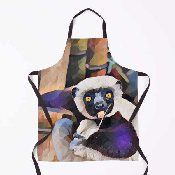 Item preview, Rare Lemur Cute Portrait Abstract Painting Art Design designed and sold by WildMuse44.